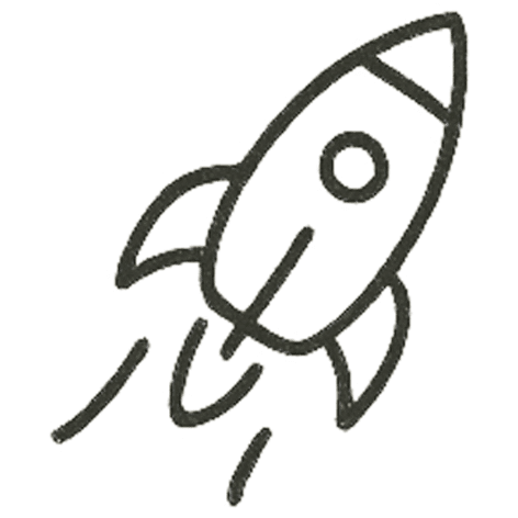 L'élan icone fusée